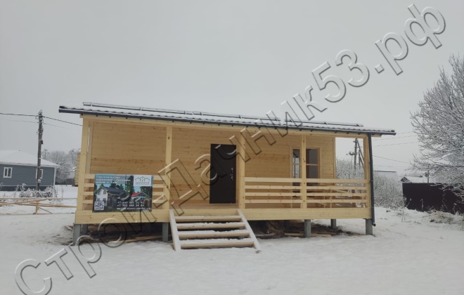 2 Каркасно-щитовой дом Д-34, 9х8м, 72 М², Ярославская область, Некрасовский район, село Диево-Городище. (7)